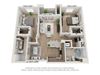Main Street Village Irvine, CA Mendocino Floor Plan 1134 SF